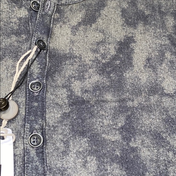 John Varvatos Supima Gauge Cotton Henley - Picture 5 of 7